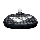 Adidas Cross It 3.4 padel racket zwart met wit logo adidas bovenaanzicht
