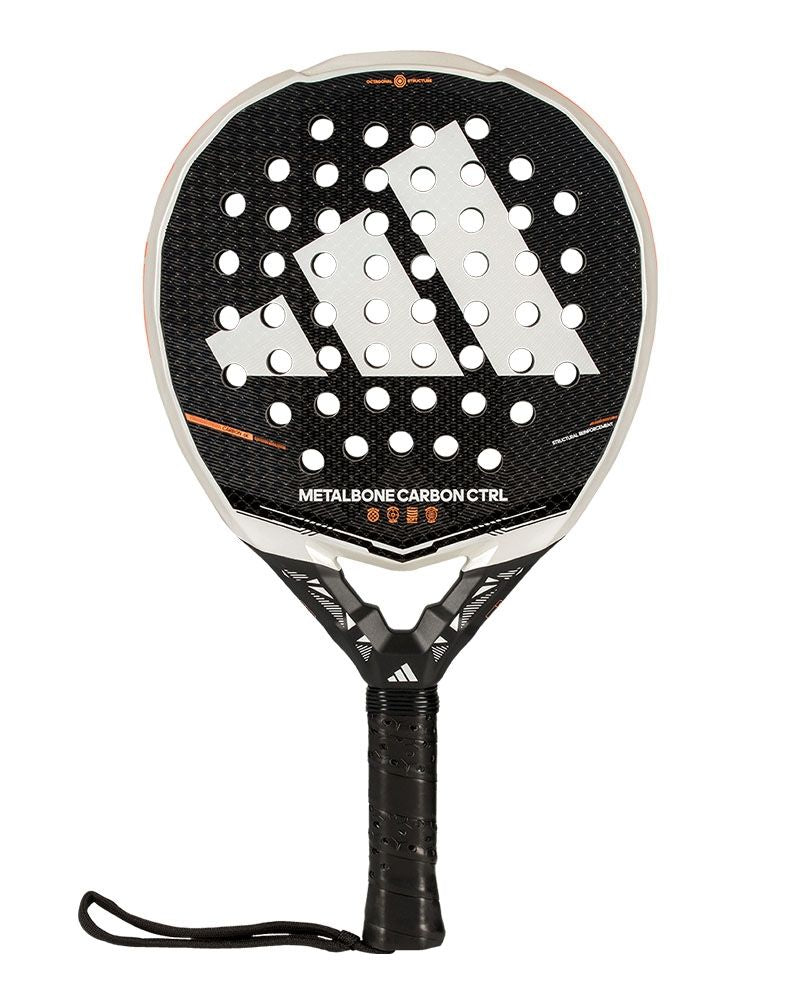 Vooraanzicht Adidas Metalbone Carbon CTRL 2026 – Controle Padelracket | 6K Carbon