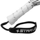 Handvat StarVie Astrum + 2025 padelracket – traanvormig model met 12K Carbon Hyper, M-EVA Balance en ruwe Spin Boost-afwerking.