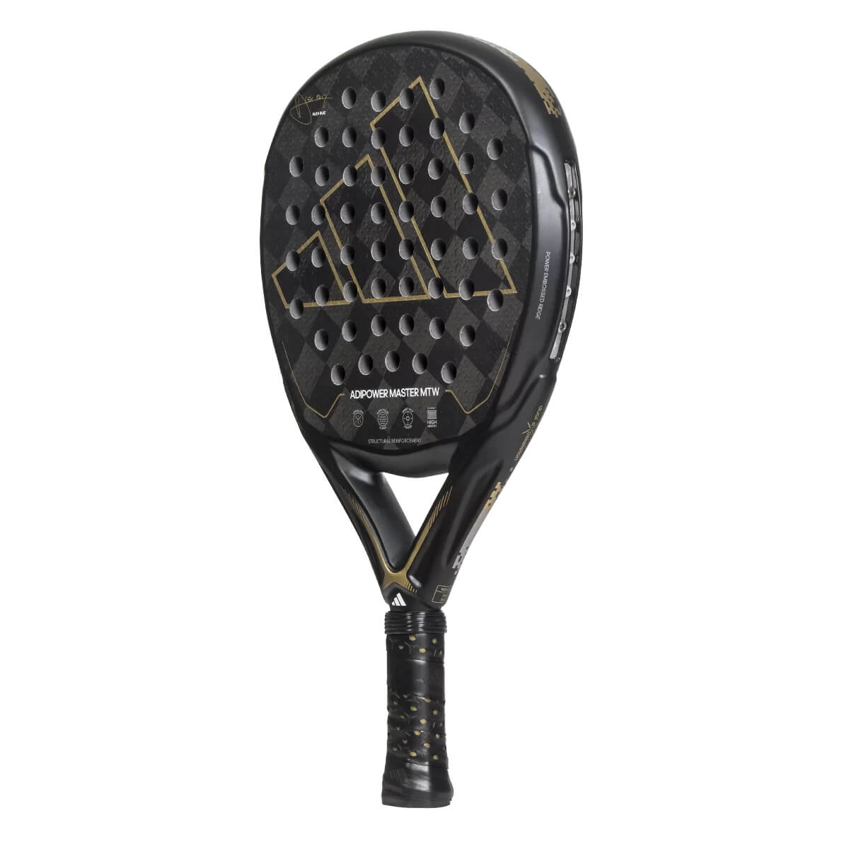 Adidas Adipower Multiweight Masters LTD padel racket zijaanzicht