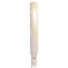 Zijaanzicht Adidas Metalbone Reserve LTD 2026 witte padel racket met donkerrood logo van Adidas op het slagoppervlak en rood handvat.