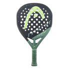 Head Extreme Pro padel racket zwart met groene accenten vooraanzicht