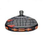 Bovenaanzicht Bullpadel Neuron 02 Edge padelracket – geometrische vorm, Xtend Carbon 3K en Multieva-kern. Ontworpen voor maximale precisie.