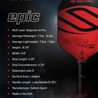 Selkirk Vanguard 2.0 Epic paddle / racket specificaties
