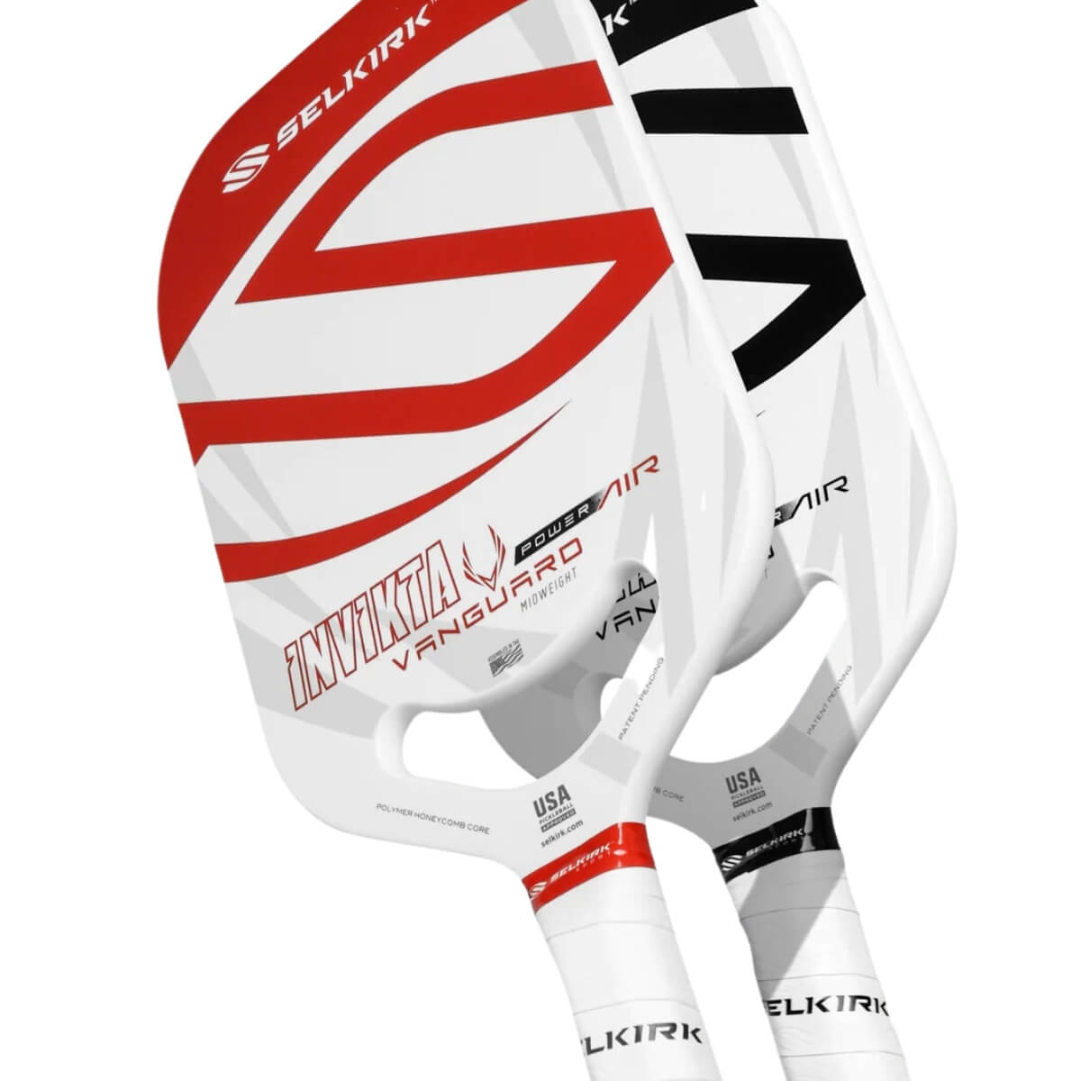 Selkirk Vanguard Power Air Invikta paddle / racket Red & Black