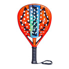 Vooraanzicht Babolat Viper Soft Juan Lebrón 3.0: diamantvormig power padelracket met Soft Carbon, X-EVA kern en extra comfort.