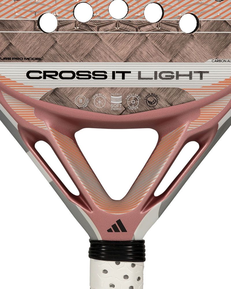 Detail kader Adidas Cross It Light 2026 Lichtgewicht Racket | Carbon 24K & EVA Soft