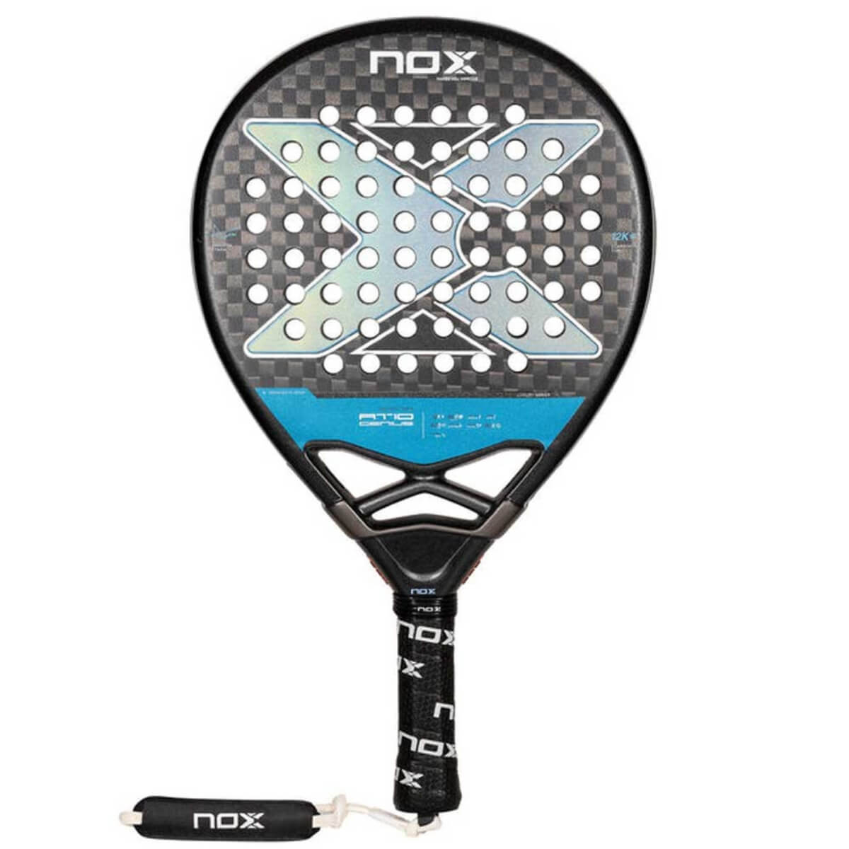Nox AT10 Genius 12k 2024 padel racket vooraanzicht