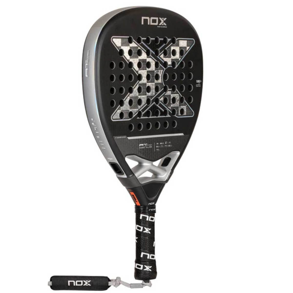 Nox AT Luxury Attack 18k 2024 padel racket zijaanzicht