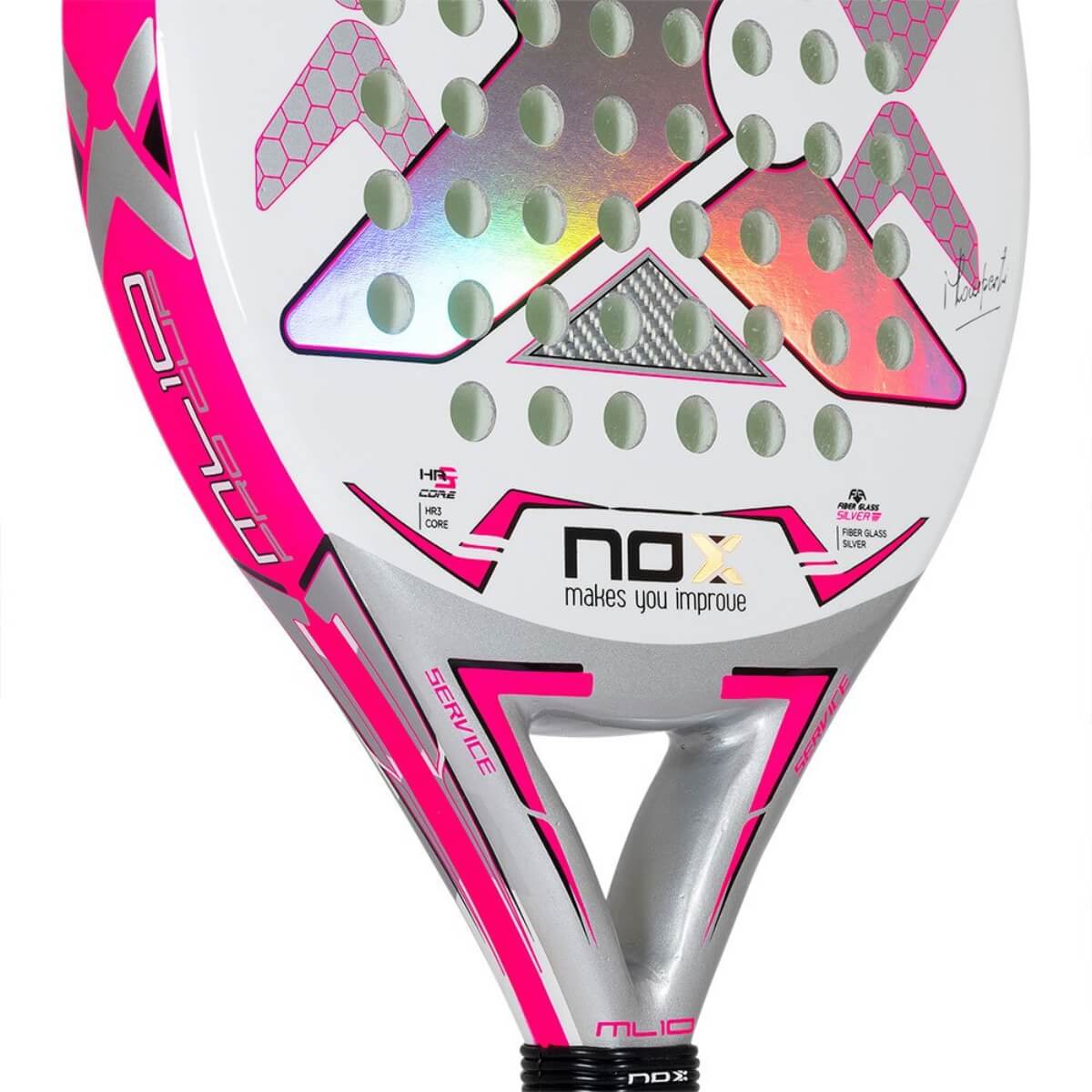 Nox ML10 Pro Cup Silver padel racket kader