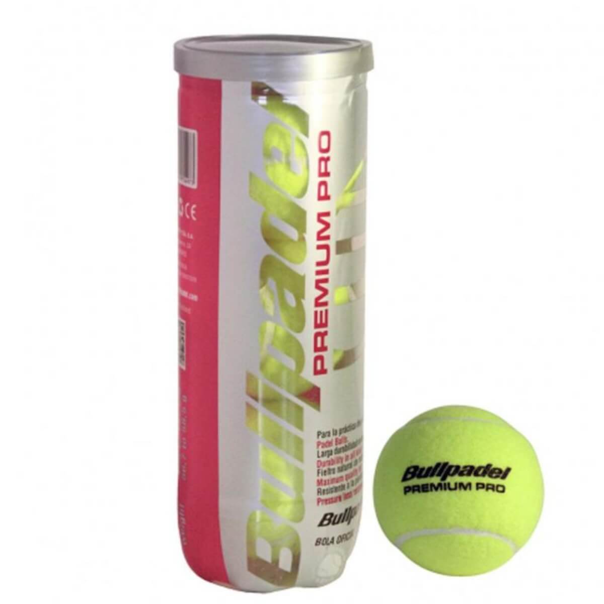 Bullpadel Premium Pro balls Pace padel pickleball pace shop.be