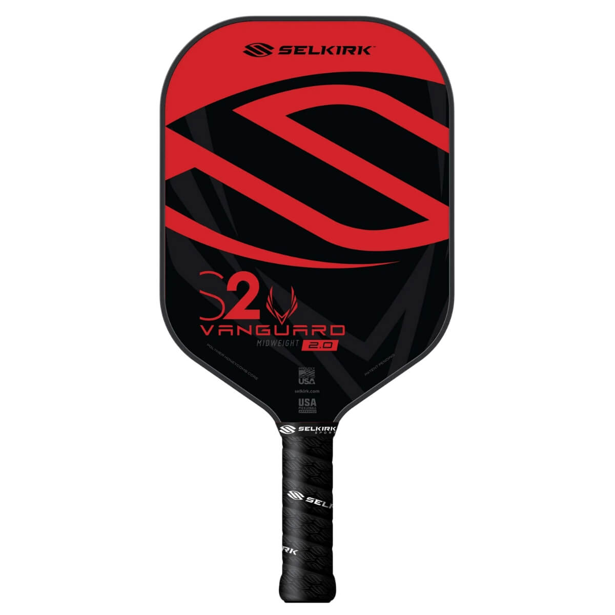Selkirk Vanguard 2.0 S2 paddle / racket Crimson Black